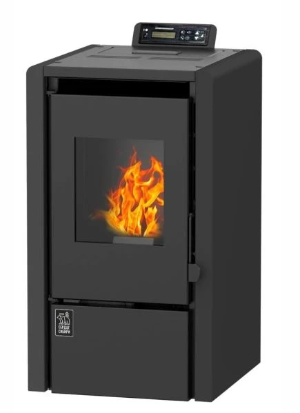 Пеллетный камин  A6H13 black 6кВт WIFI от официального дилера ЭЛНА ТЭН