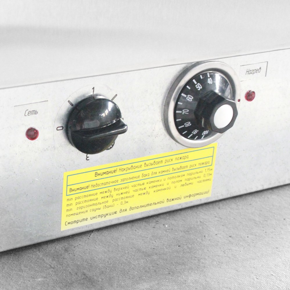 Каменка ЭКМ-1-6 "LUX Плюс"  со встроенным терморегулятором от производителя ЭЛНА ТЭН