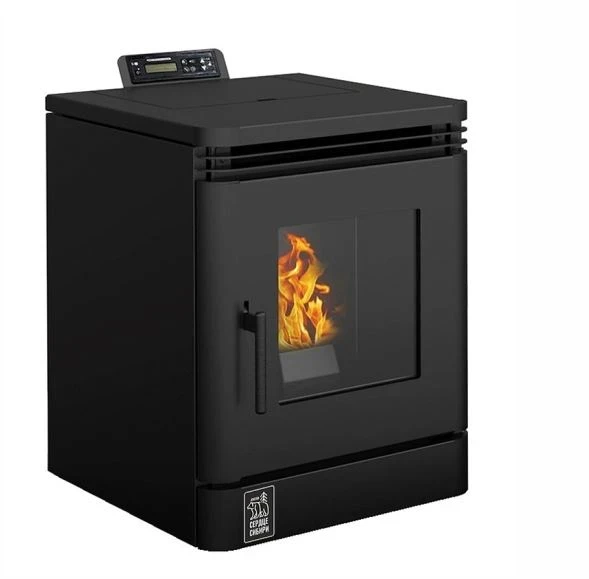 Пеллетный камин B6H22 black 6кВт WIFI от официального дилера ЭЛНА ТЭН