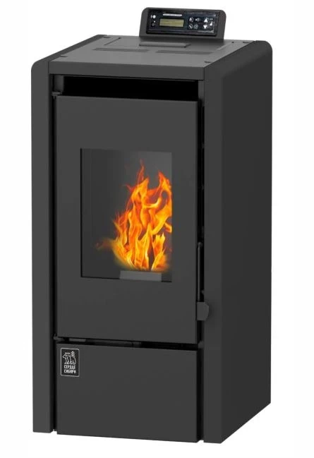 Пеллетный камин  A9H20 black 9кВт WIFI от официального дилера ЭЛНА ТЭН