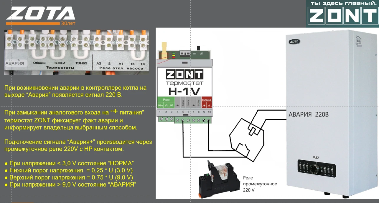 Реле промежуточное 220V, на DIN-рейку в сборе от официального дилера ЭЛНА ТЭН