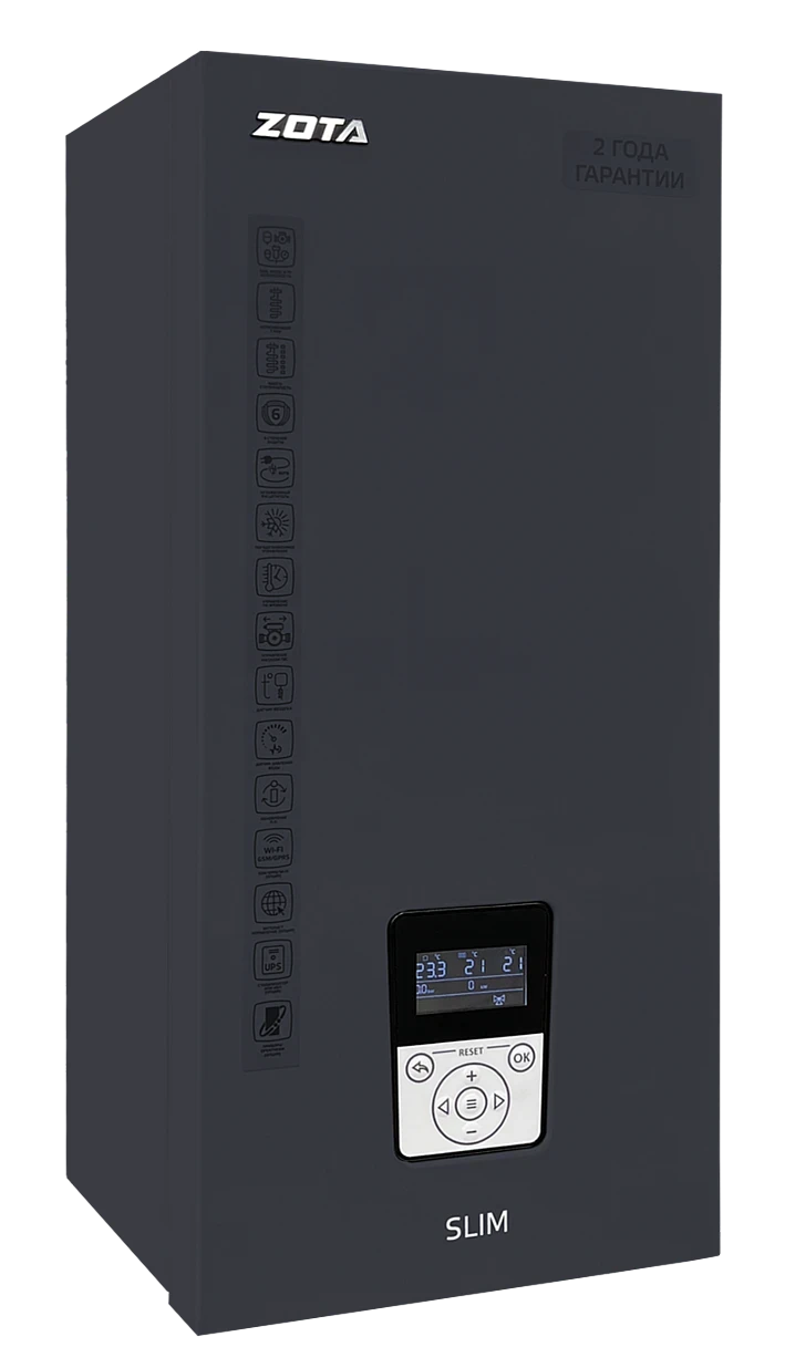 Электрокотел ZOTA MK-X SLIM-18 Grey от официального дилера ЭЛНА ТЭН