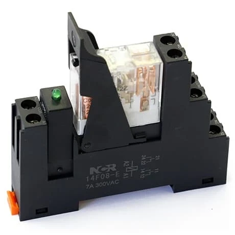 Реле промежуточное 12V, на DIN-рейку в сборе от официального дилера ЭЛНА ТЭН