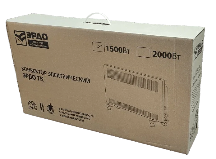 Конвектор электрический ЭРДО ТК-1500.2 от официального дилера ЭЛНА ТЭН